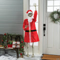 Life-Size Posable Skeleton with Santa Outfit Kit - 4 Pc.