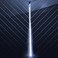 24" LED Snowfall Tube - Pure White