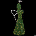 Lighted Commercial Topiary Angel Outdoor Christmas Decoration - 6.5' - Warm White LED Lights