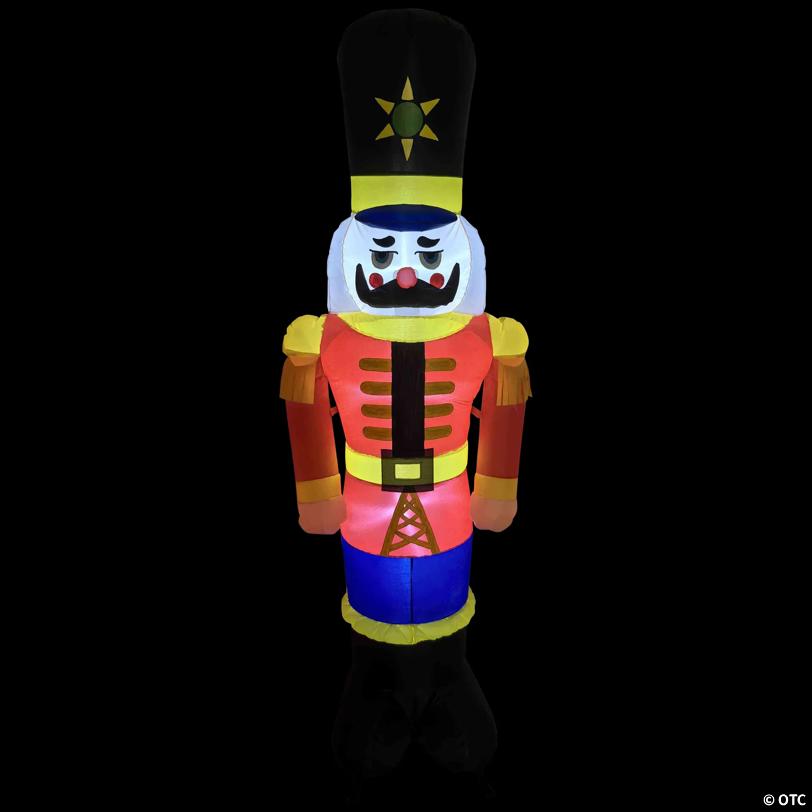 Lighted Inflatable Nutcracker Soldier Outdoor Christmas Decoration - 6.25'
