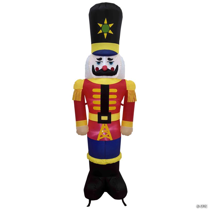 Lighted Inflatable Nutcracker Soldier Outdoor Christmas Decoration - 6.25'