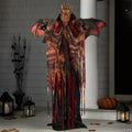 Lighted and Animated Standing Dragon Man with Sound Halloween Figure - 5.75'