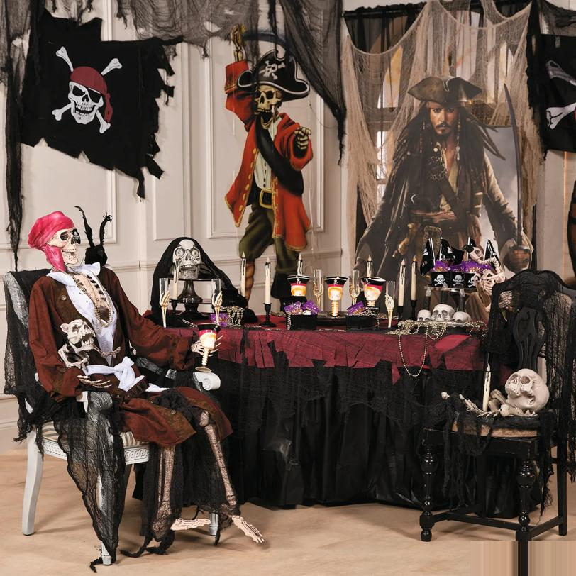 5 Ft. Life-Size Posable Skeleton Halloween Decoration