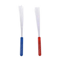 14" Patriotic Fiber Optic Red, White & Blue Light-Up Wands - 12 Pc.
