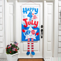 Patriotic Star Dangle-Leg Door Sign