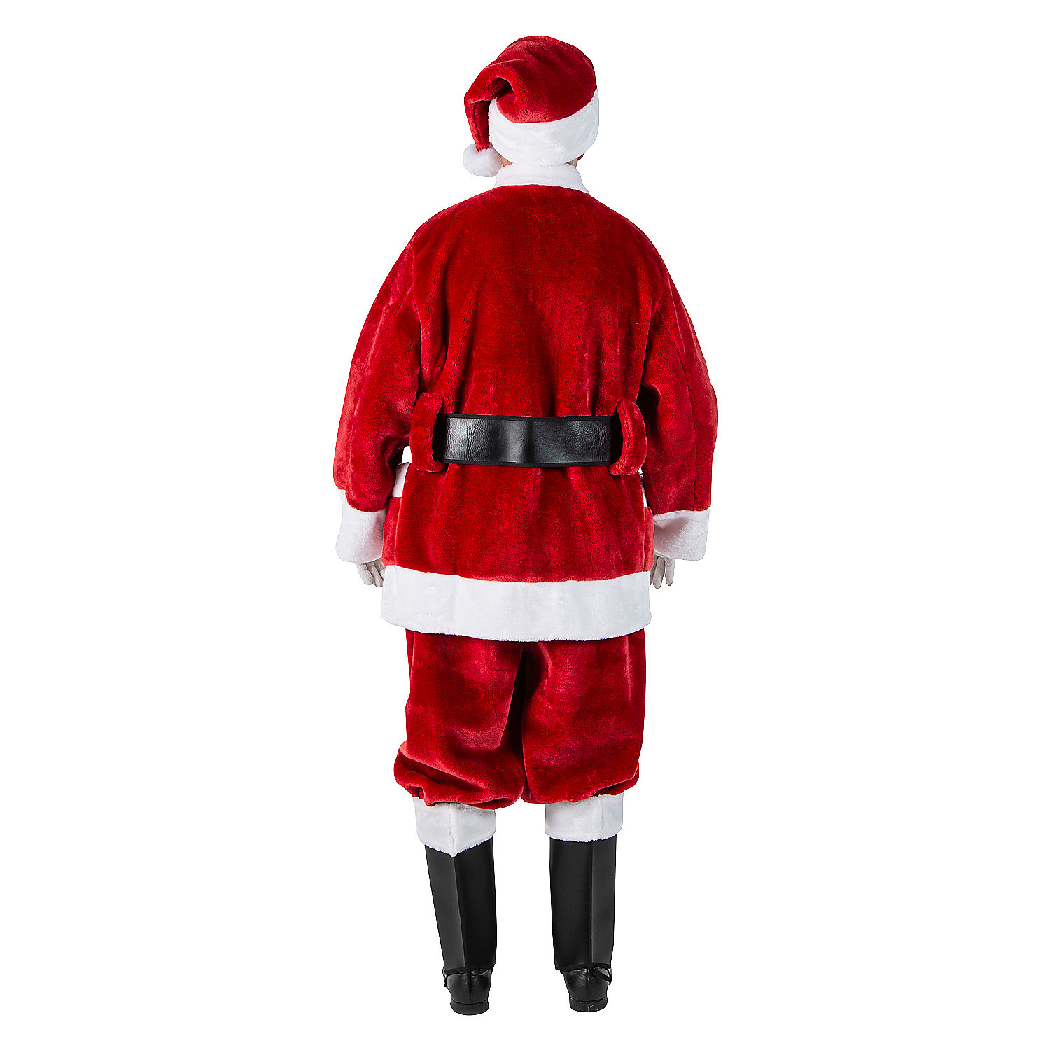 Burgundy Deluxe Santa With Outside Pockets Costume