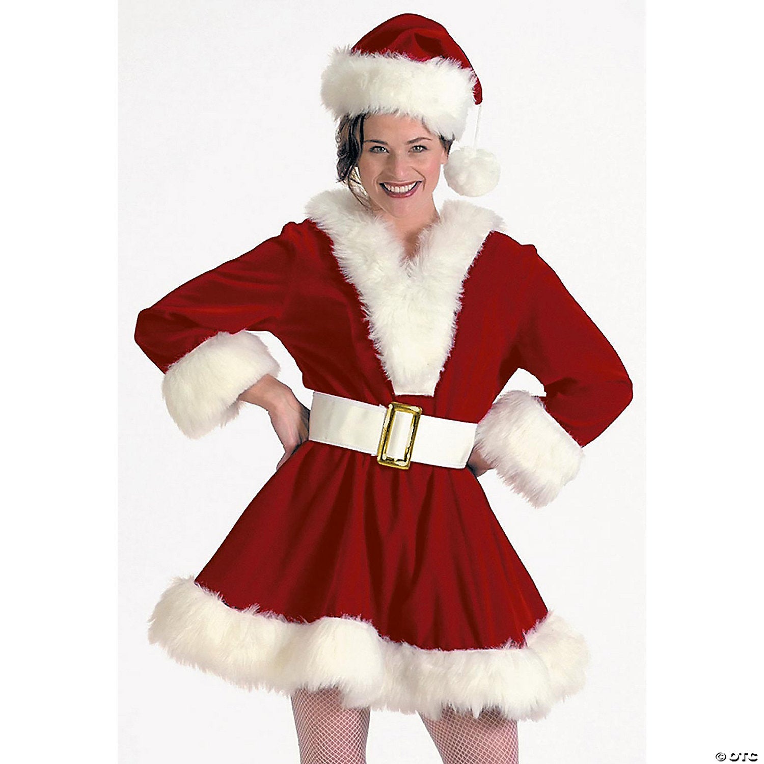 Burgundy Velvet Perky Pixie Costume