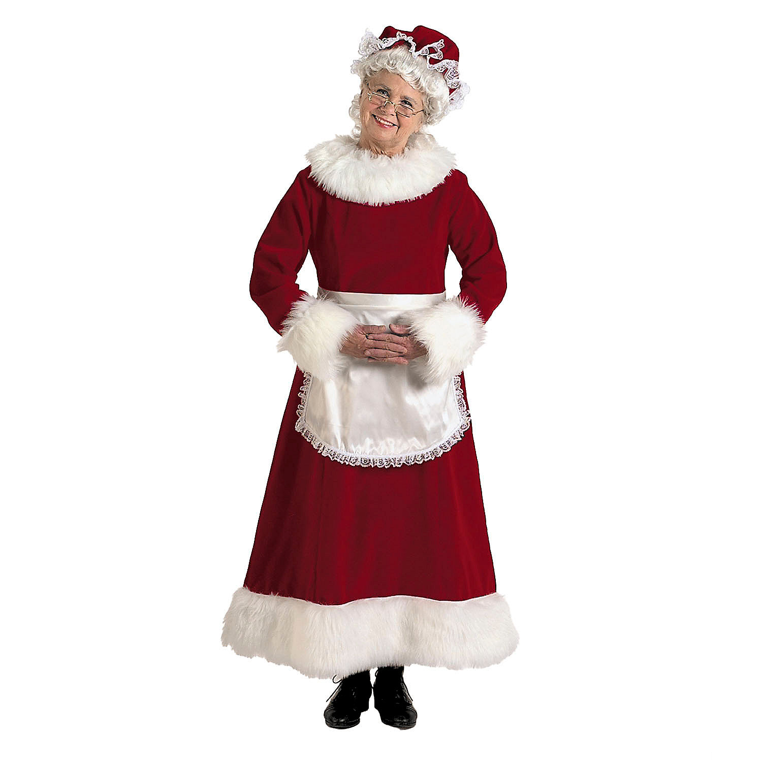 Burgundy Velvet Mrs. Claus