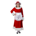 Regal Red Velvet Mrs. Claus Costume