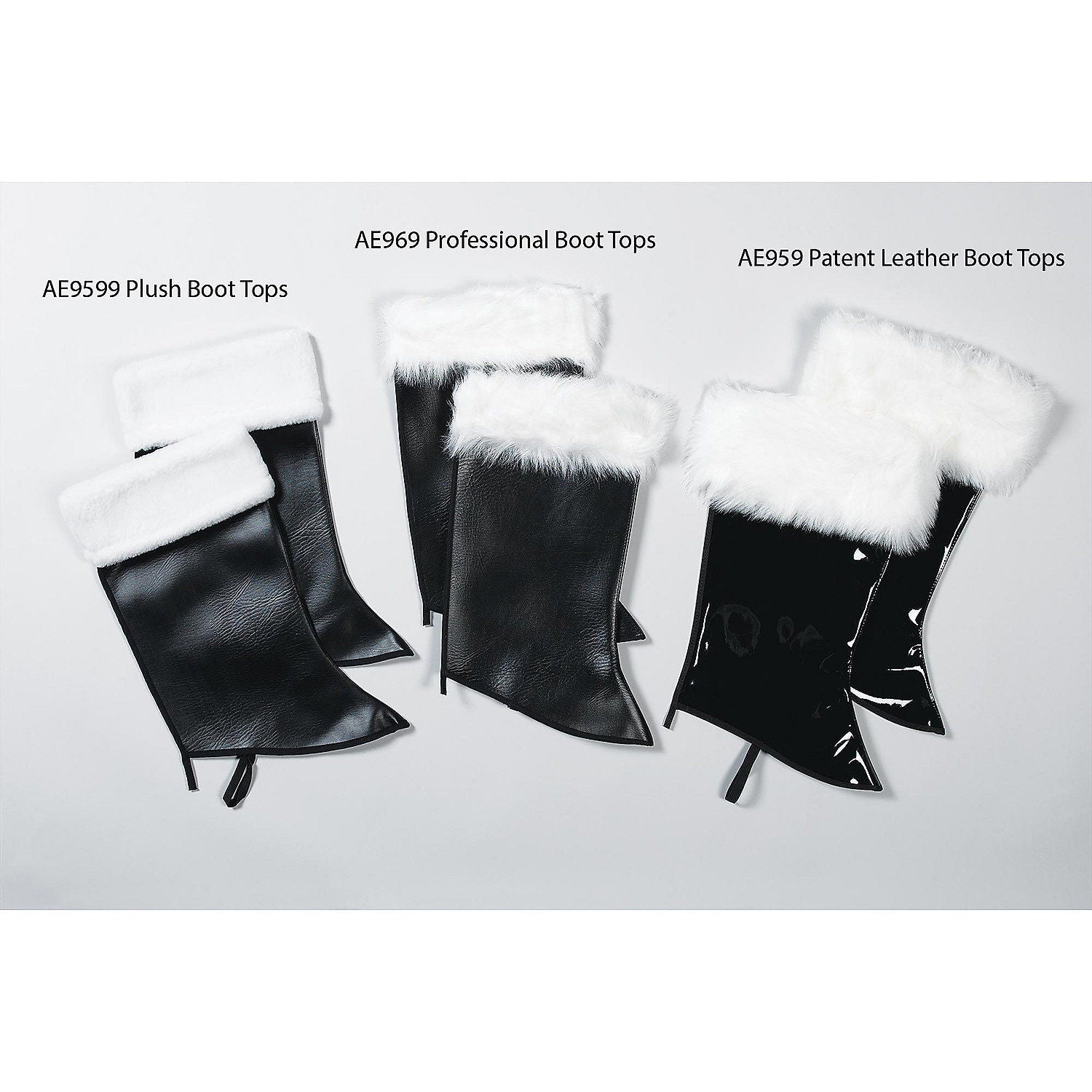 Deluxe Plush Santa Boot Tops
