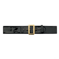 Glossy Patent Leather Santa Belt