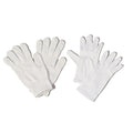 Deluxe White Nylon Santa Gloves