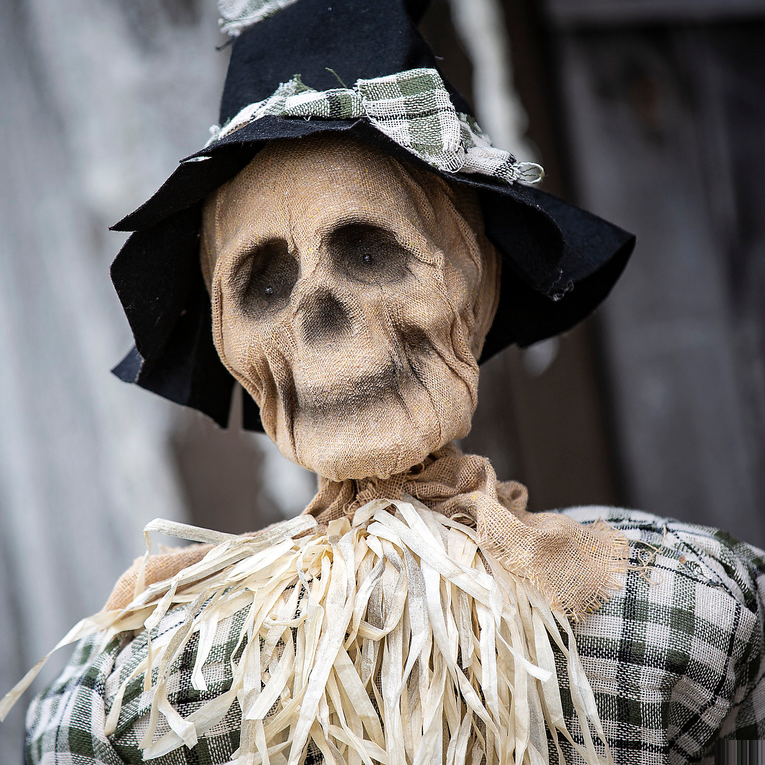 Animated Scarecrow on Rocking Chair Halloween Decoration 29 1/4" x 47 1/4"