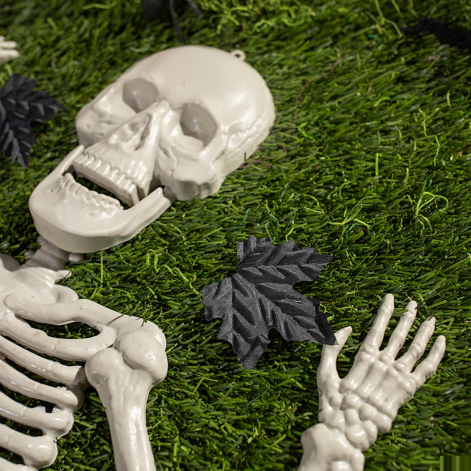 Boo! Tombstone & Skeleton Graveyard Halloween Decorations Set 24 Pc.