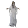 5 Ft. 6" Sonic Standing Gray Skeleton Reaper Halloween Decoration