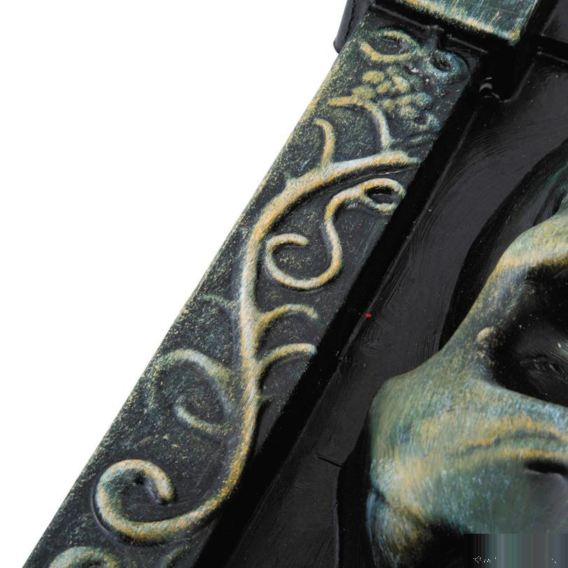 21" Tombstone with 3D Skull Halloween Decoration