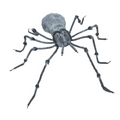 4 Ft. 5" Brown Latex Spider Halloween Decoration