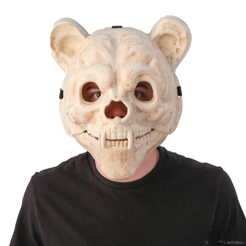 Blister Skeleton Bear Full-Face Plastic Mask