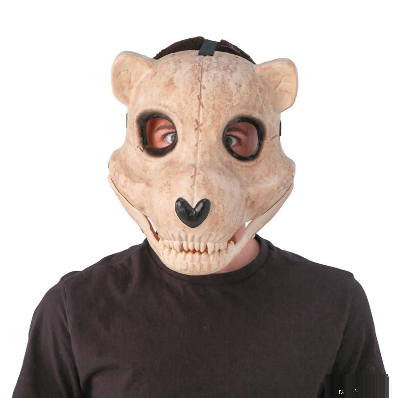 Skeleton Bear Full-Face Injection Plastic Mask