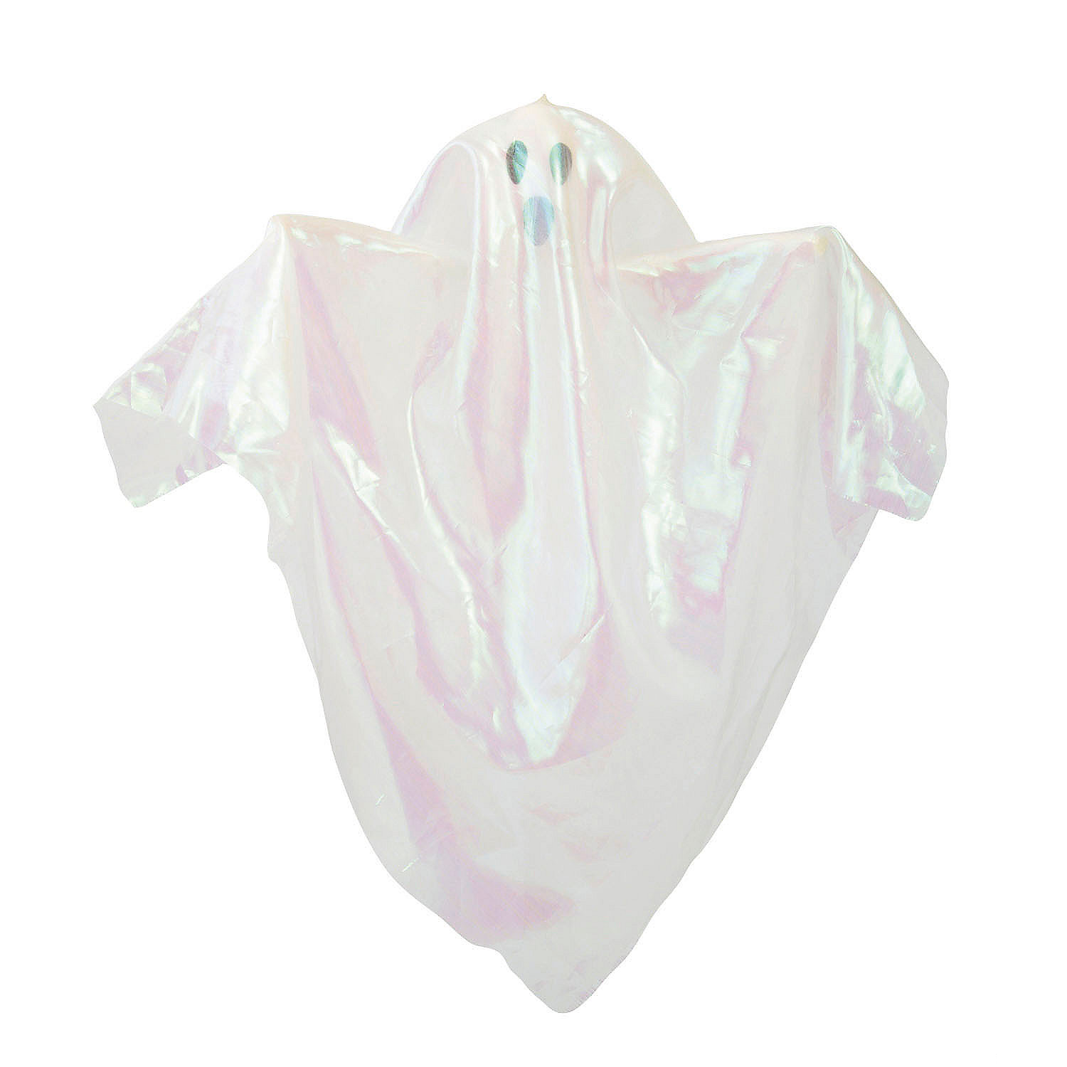 23 1/2" Hanging White Ghost Halloween Decoration