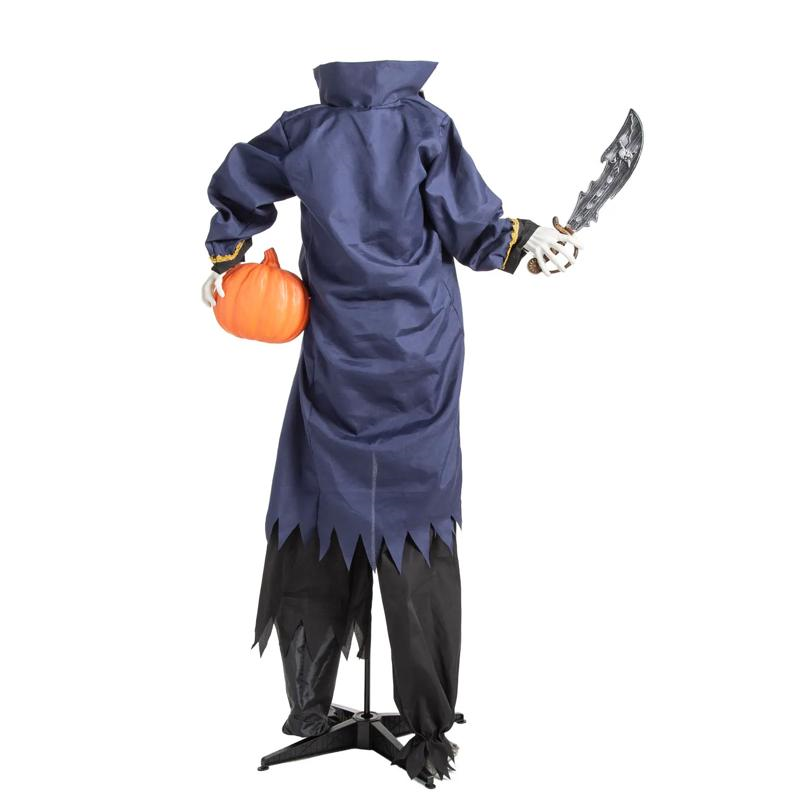 Light-Up Standing Pop-Up Pirate with Sound Halloween Decoration 5 Ft. 4\