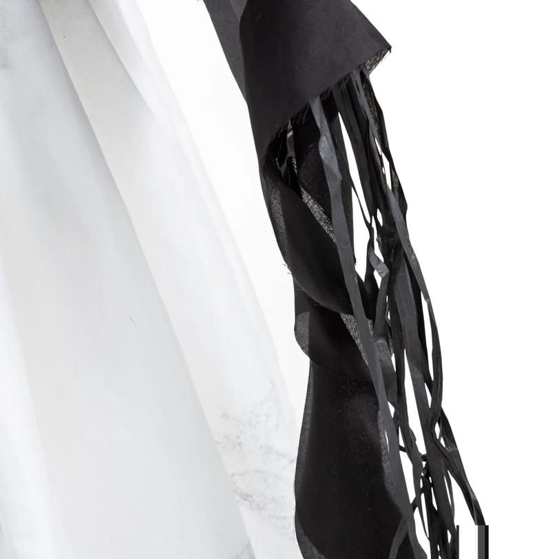 Animated Light-Up Standing Creepy Bride with Sound Halloween Decoration 5 Ft. 4\