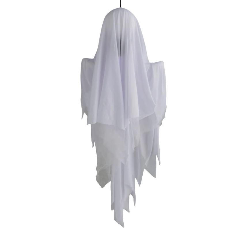 47" Light-Up Hands in Heart Shape Hanging Talking Ghost Halloween Decoration