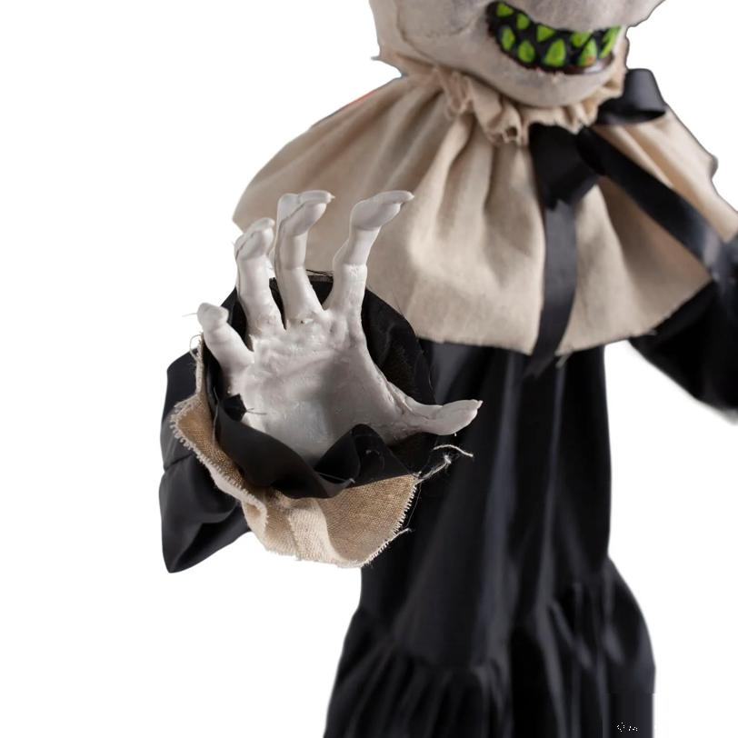 5 Ft. 6" Animated Standing Rabbit with Dress Halloween Decoration