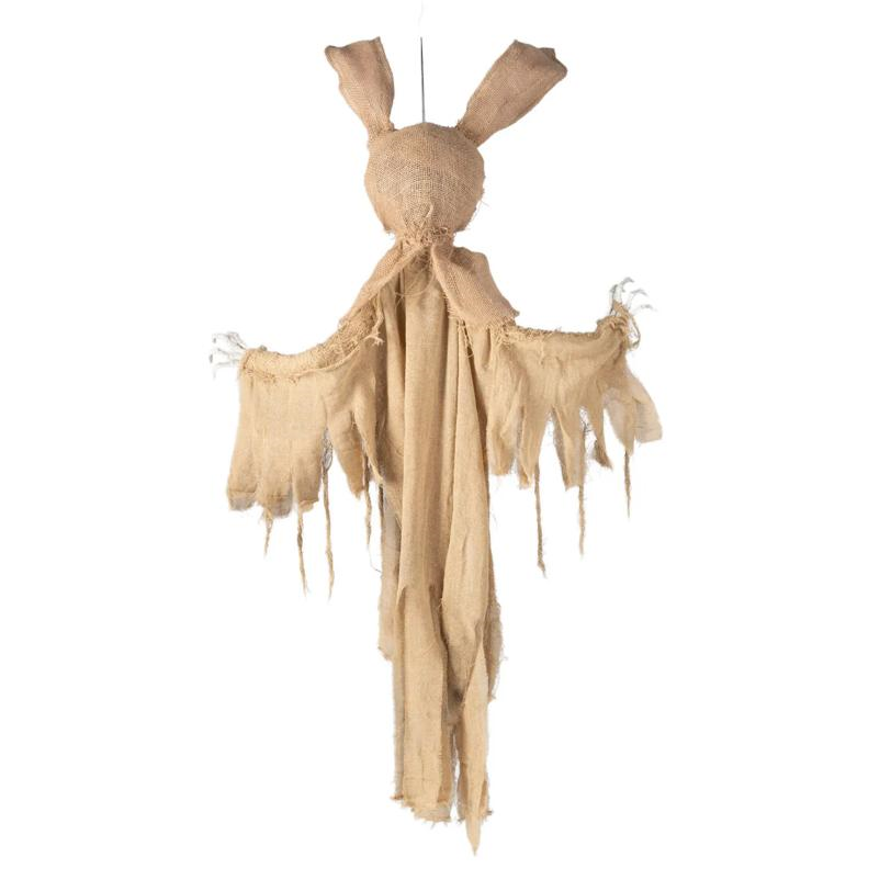 5 Ft. Light-Up Hanging Rabbit with Sound Halloween Decoration