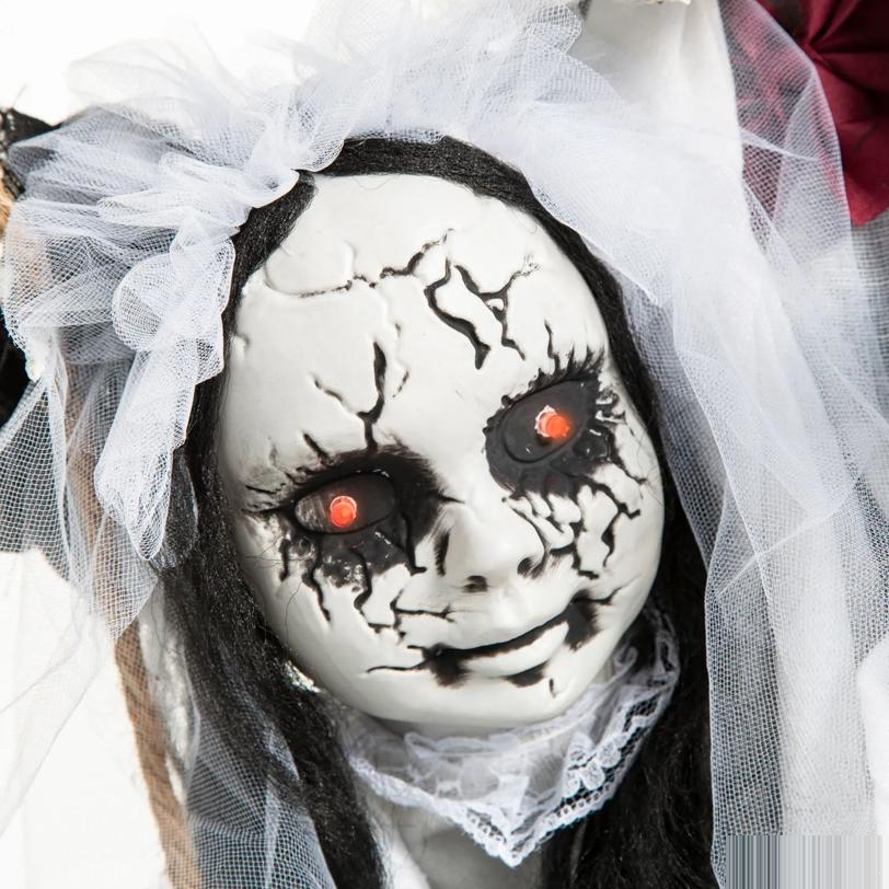 35" Light-Up Hanging Talking Couple Halloween Decoration
