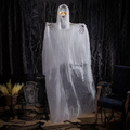 Light-Up Hanging Ghostly Girl with Sound Halloween Decoration - 6 ft