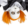 27" Animated Light-Up Shaking Talking Upside-Down Girl Halloween Decoration