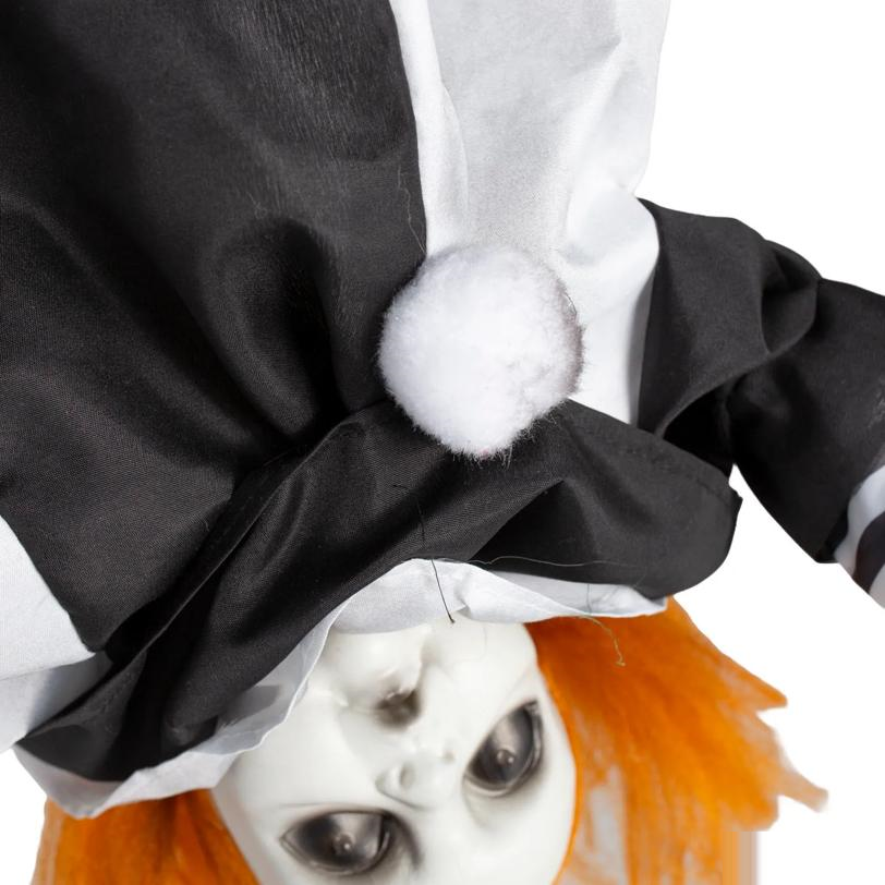 27" Animated Light-Up Shaking Talking Upside-Down Girl Halloween Decoration