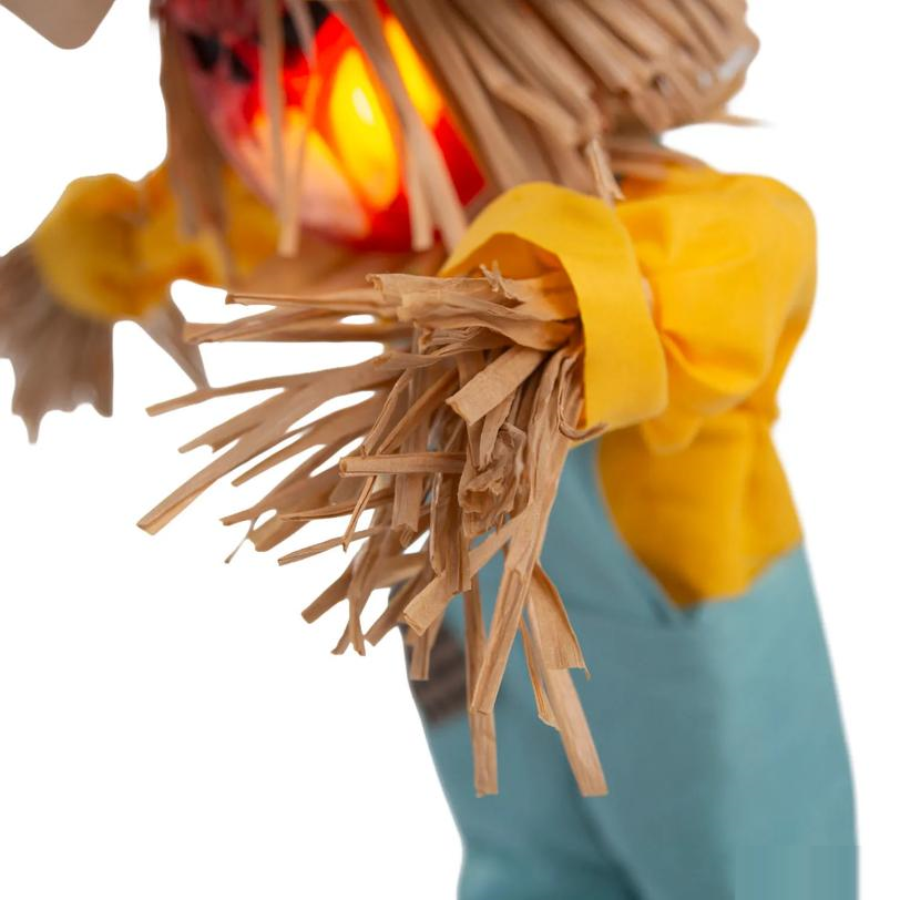 35 1/2" Light-Up Standing Sonic Scarecrow Halloween Decoration