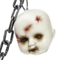 5 Ft. 2" Mutilated Doll Head Garland Halloween Decoration