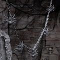 5 Ft. 2" Hanging Black Spider Garland Halloween Decoration