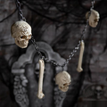 Skulls & Bones Garland Halloween Decoration 5 Ft. 2\