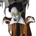5 Ft. 8" Animated Light-Up Three Stacked Zombies with Sound Halloween Decoration