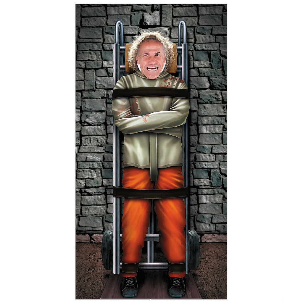6 Ft. Convict Photo Prop Cardboard Cutout Stand-Up Halloween Decoration