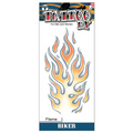 Tinsley Transfers Biker Flame Temporary Tattoo