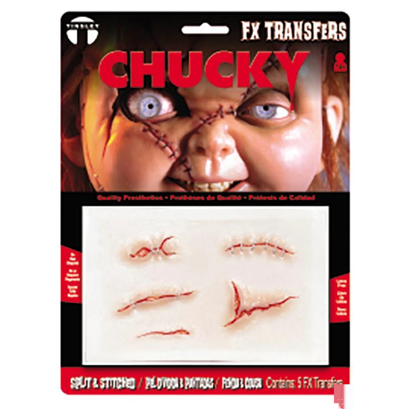Tinsley Transfers Child's Play Chucky Split & Stitched 3D FX Transfer