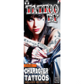 Tinsley Transfers Character Biker Outlaw Temporary Tattoos