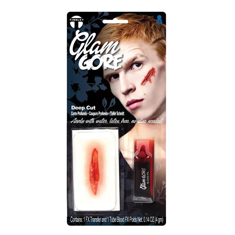 Tinsley Transfers Glam Gore Deep Cut 3D FX Transfer Prosthetic