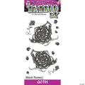 BLACK ROSES GOTH TATTOO