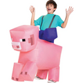 Minecraft Pig Ride On Inflatable Costume