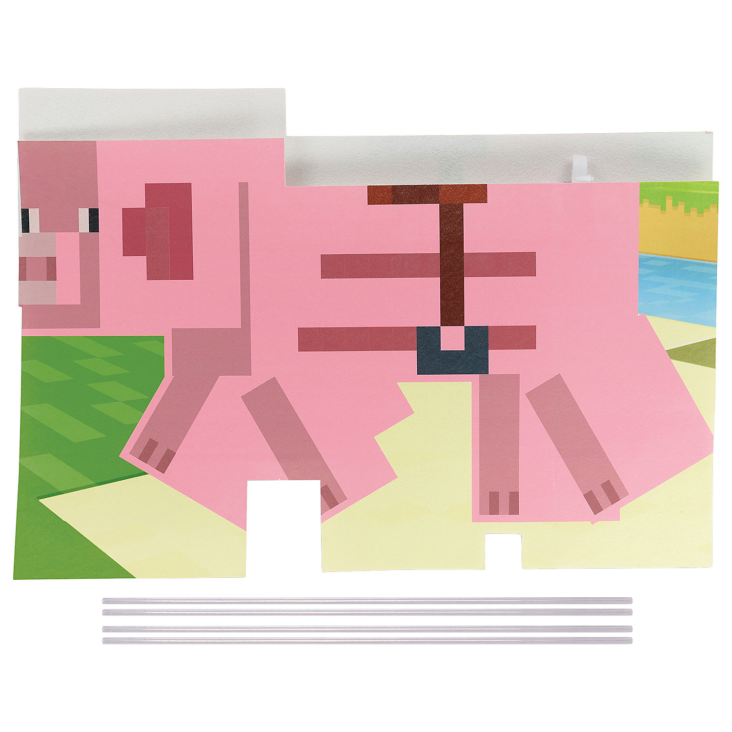 Minecraft Pig Adaptive Wheelchair Cover Adaptive Costume