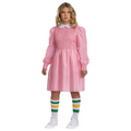 Kids Classic Stranger Things Eleven Pink Dress Costume