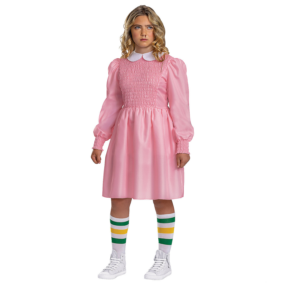 Kids Classic Stranger Things Eleven Pink Dress Costume