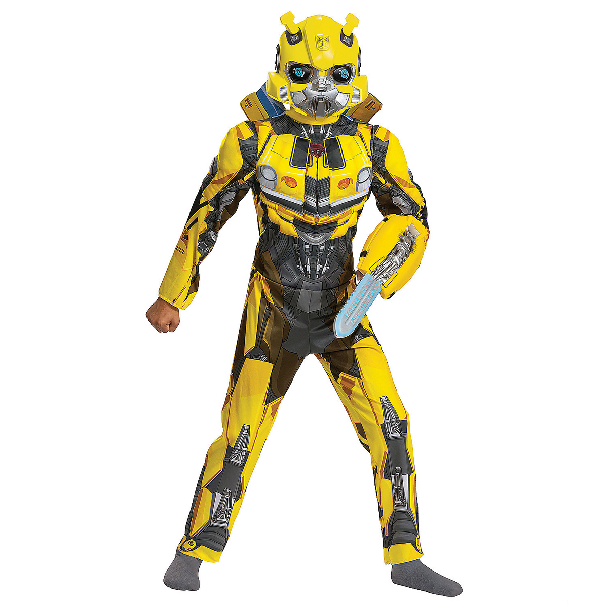 Kid's Classic Muscle Transformers Bumblebee T7 Costume