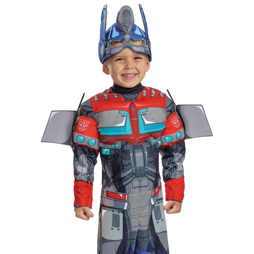 Toddler Classic Muscle Transformers Optimus Prime T7 Costume